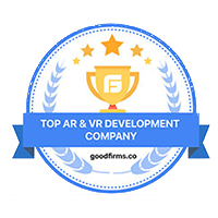 goodfirms award - top ar vr development company