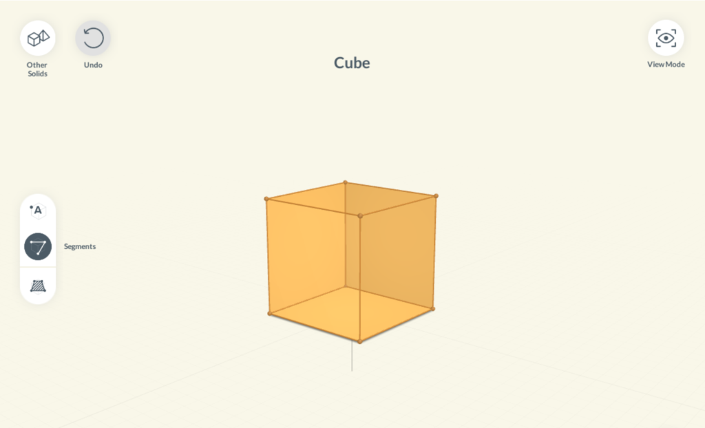 3d shape of cube