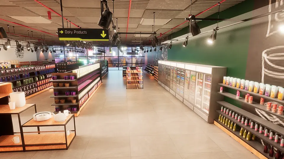 unreal engine project - retail store