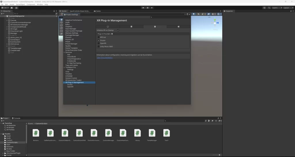 Set up your Unity project for VR development