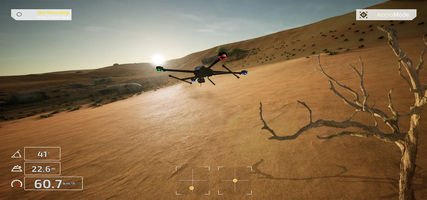 virtual reality drone simulation