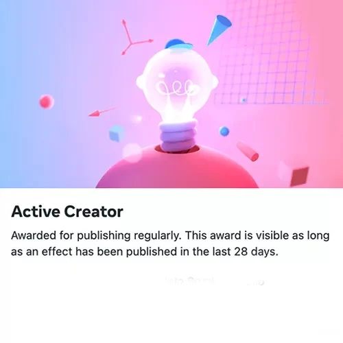 spark ar awards - active creator